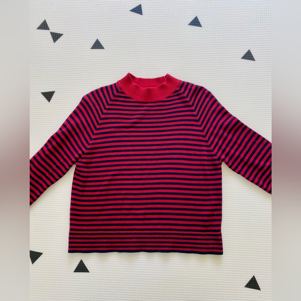 Everlane striped cotton sweater size small